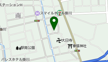 小笠掛川民主商工会の地図画像