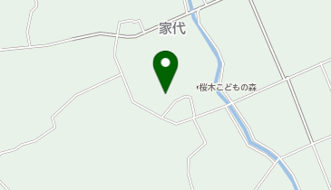 さくらぎこども館の地図画像