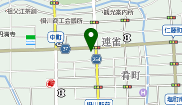 香川理容所の地図画像