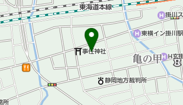 掛川市役所 美感ホールの地図画像