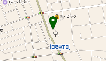 田沼中会館の地図画像