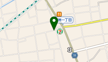 青島クリーニング店の地図画像