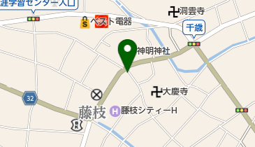 上伝馬商店街振興組合の地図画像