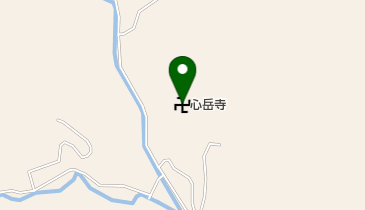 心岳寺の地図画像