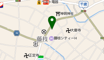 松島時計店の地図画像