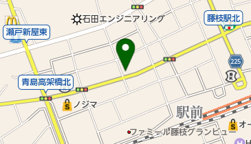 カットハウス金太郎美容室の地図画像