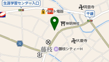 理美容室てんぐの地図画像