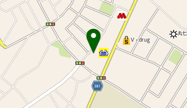 ヘアーサロンキクガワの地図画像