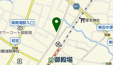 アライ軒菓子店の地図画像