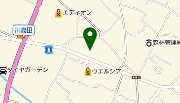 株式会社カジハラ明治甲府宅配センター川島田支店の地図画像