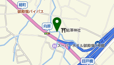 やましろ御殿場店の地図画像