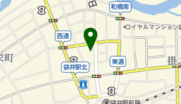 内山クリーニング店の地図画像