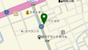 ネッツトヨタ静浜株式会社 袋井インター店の地図画像