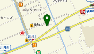 トヨタカローラ東海株式会社袋井店の地図画像