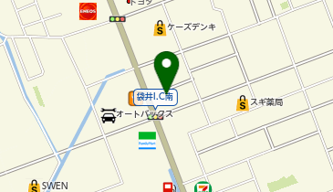 かめや釣具株式会社袋井店の地図画像