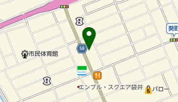 電機興業株式会社の地図画像