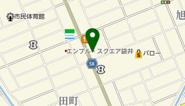 岩崎美容室の地図画像