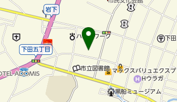 中央公民館の地図画像