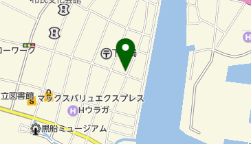 山田ひもの店の地図画像