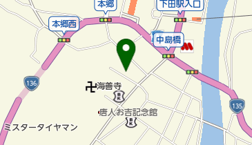 中山鉄工所の地図画像