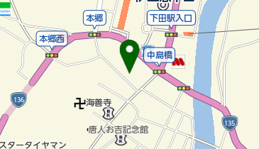 山田精肉店の地図画像