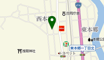 金時製菓店の地図画像