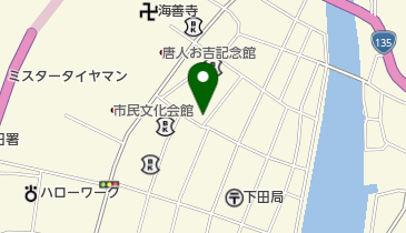 やまね旅館の地図画像