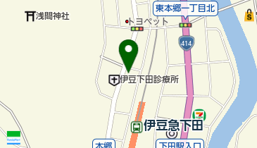 手打そば処薮の地図画像