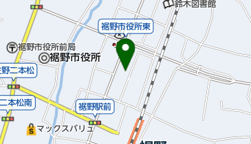 植松整骨院の地図画像