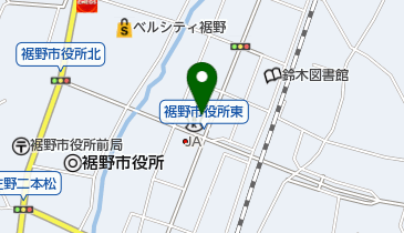 松屋洋品店の地図画像