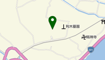 閑田寺の地図画像