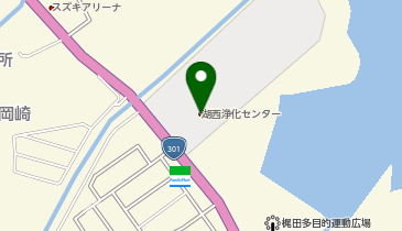 湖西市役所 環境部 下水道課 管理係の地図画像