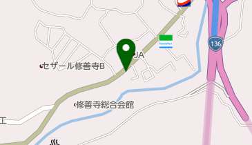 喫茶スナック道の地図画像