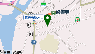 伊豆市地域職業相談室の地図画像