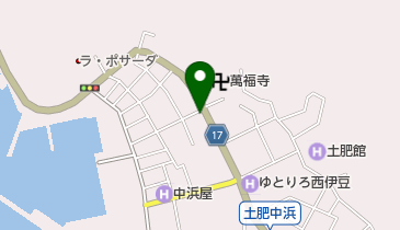 香貫屋商店の地図画像
