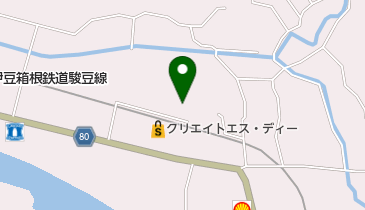 田能久食品の地図画像