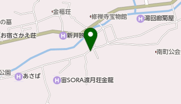 クラフトギャラリー三洲園の地図画像