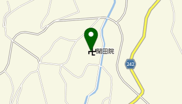 閑田院の地図画像