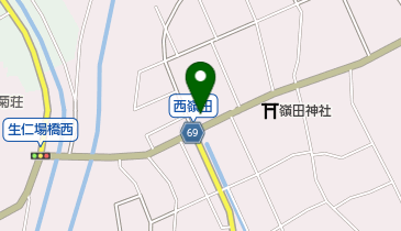 松下自転車店の地図画像