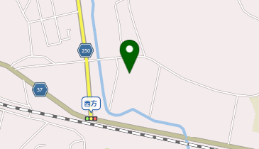 菊川市役所 西方地区センターの地図画像