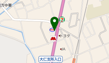 ベルアミー大仁店の地図画像