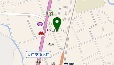 久保田理容所の地図画像