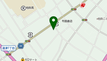 ゴトー楽器の地図画像