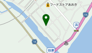 渚硝子店の地図画像