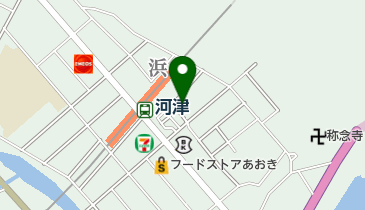 かわづ不動産の地図画像