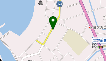 白栄舎クリーニング店の地図画像