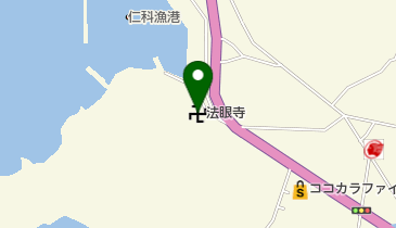 法眼寺の地図画像