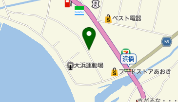 高山商店の地図画像
