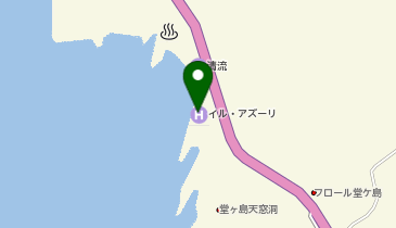 堂ヶ島アクーユ三四郎の地図画像