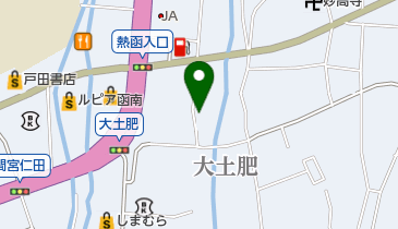 大土肥区公民館の地図画像